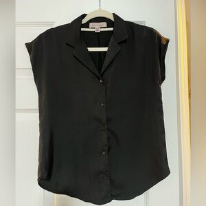 Philosophy Women's Black Button Down Shirt